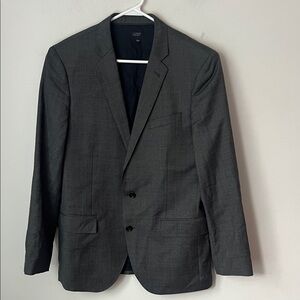 J.Crew Ludlow slim-fit gray wool men’s jacket blazer, size 40R